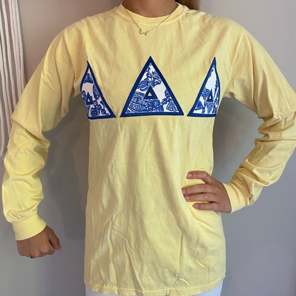 TriDelta Comfort Colors Lettered Long Sleeve